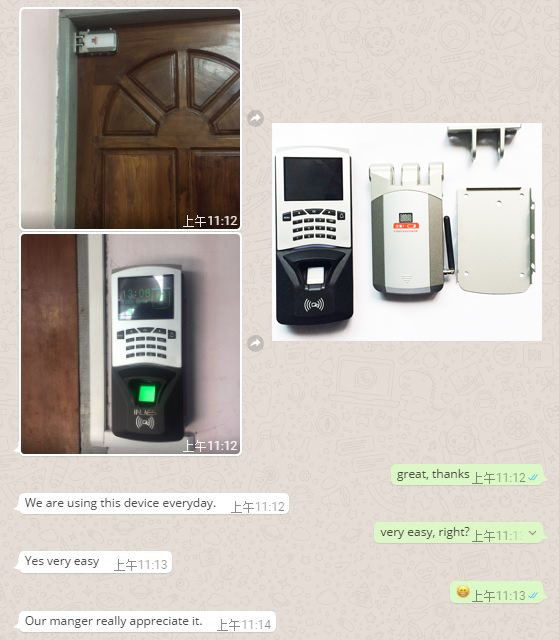 Wireless Biometric Door Lock System